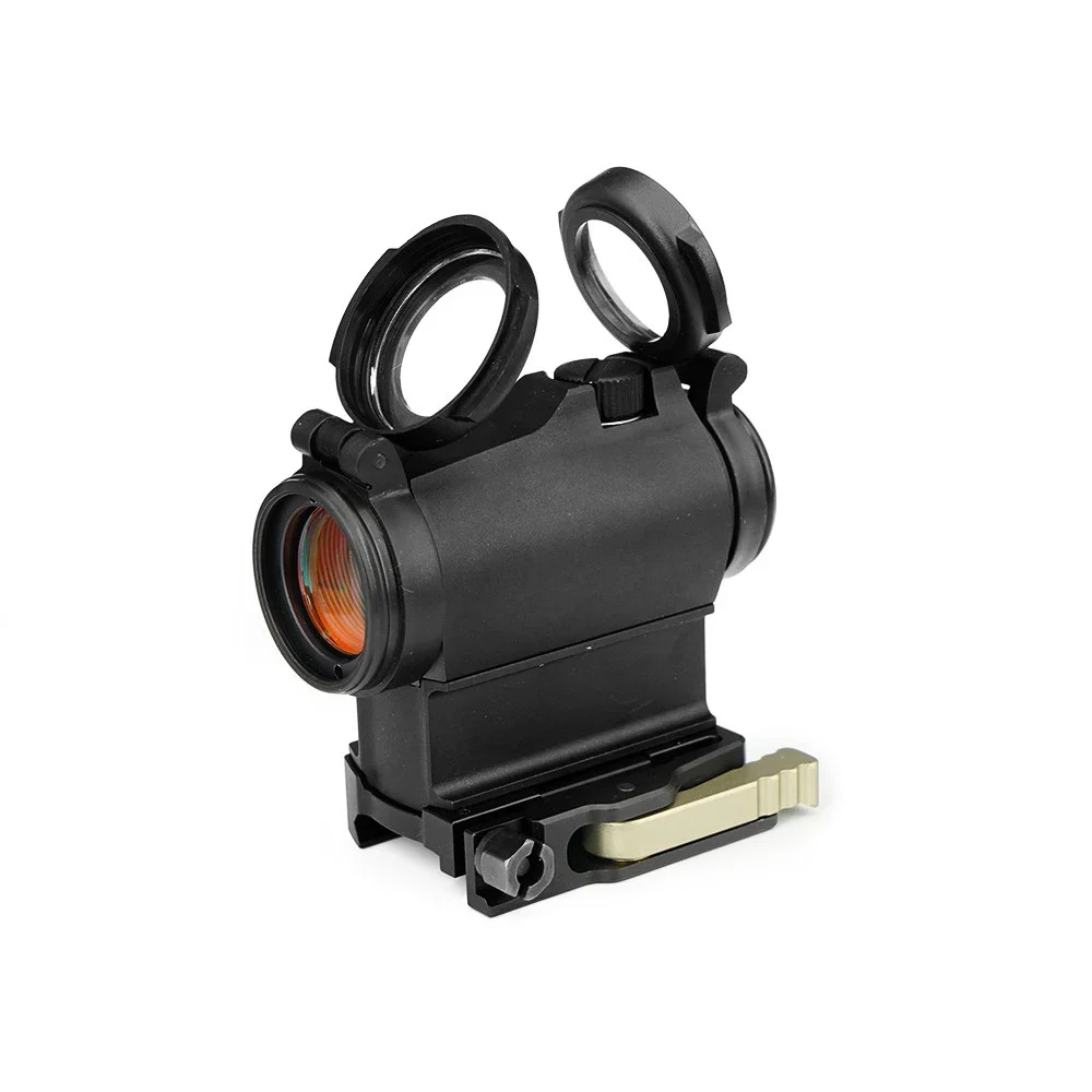 Tactical Red Dot Sight 1x22mm Reflex Sight Optics Scope with Riser Mount Original Marking 2MOA red dot sight,rifle scope