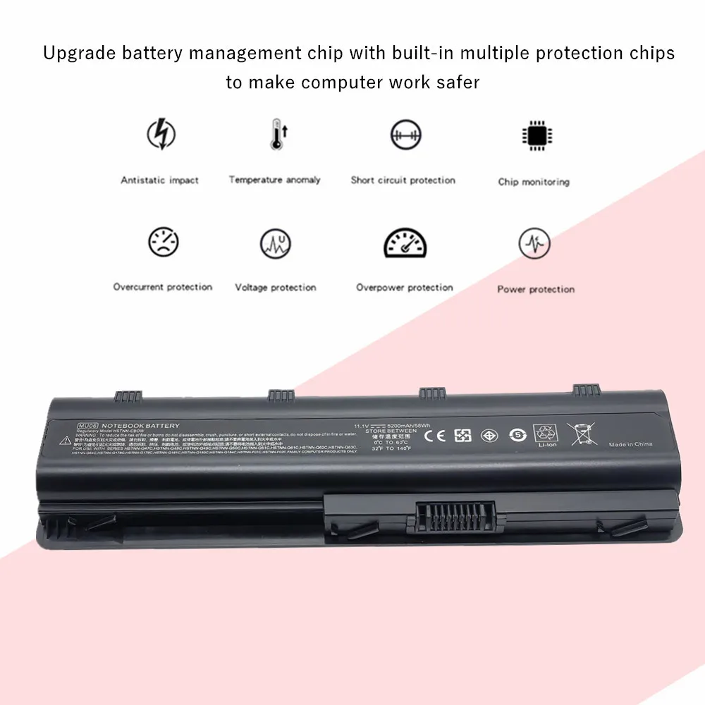 Laptop battery for HP Pavilion DM4 DM4T DV3 G4 G6 G7 G62 G62T