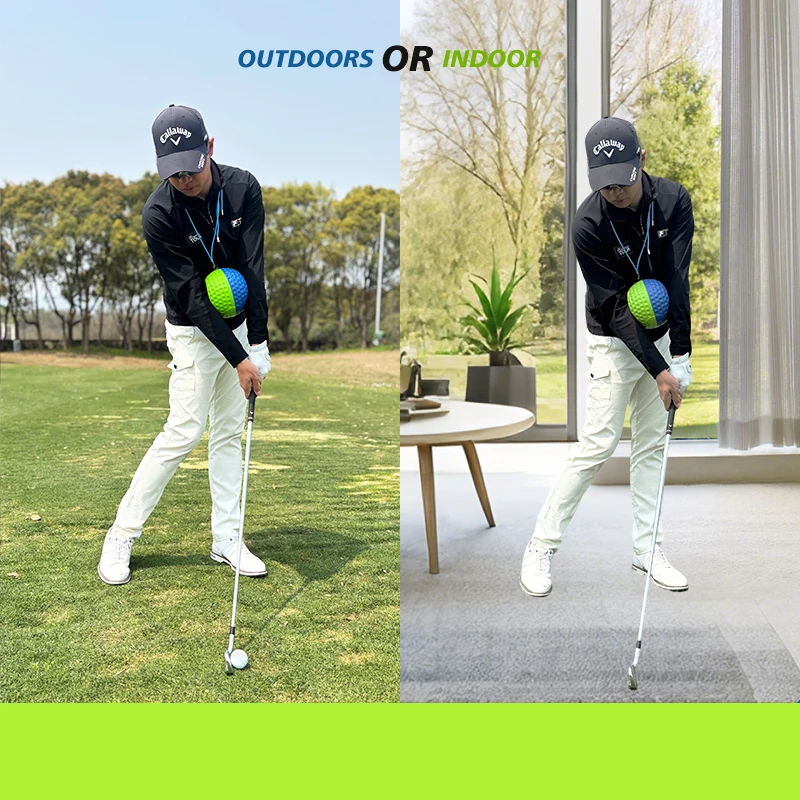 Golf Connect Ball Beginner Gesture Correction Golf Swing Trainer Golf Corrective Action Swing Training Aid Golf Supplies