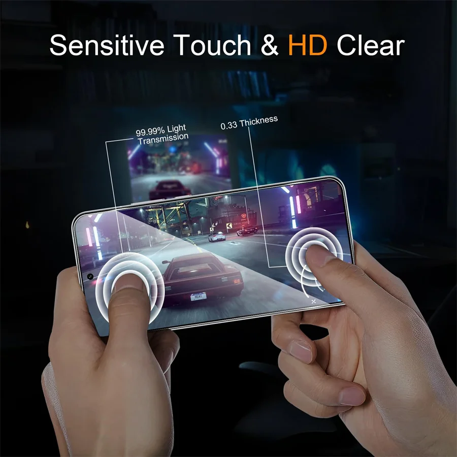 Premium Tempered Glass Screen Protector - 2/4 Pack Set
