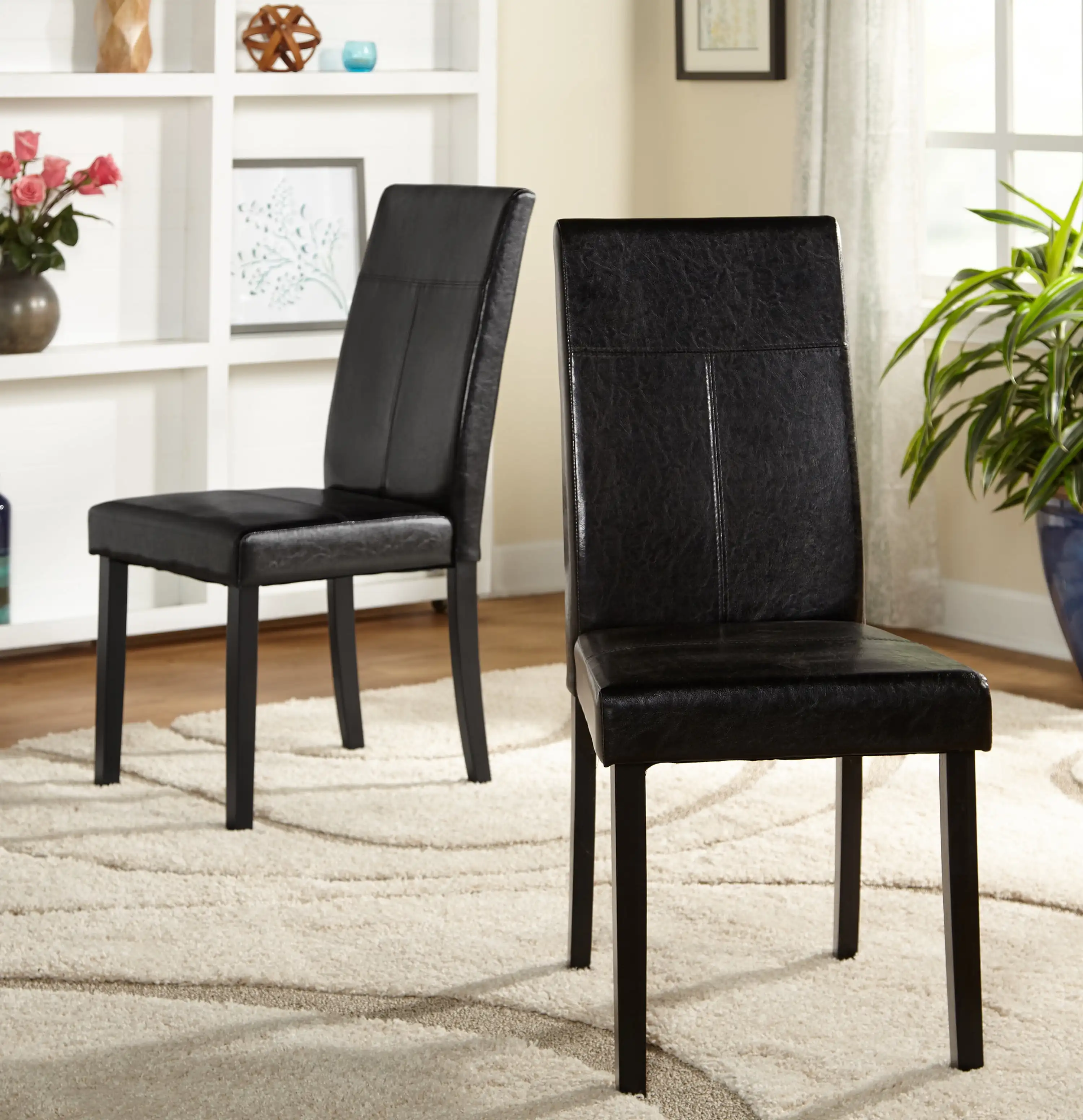 

Simple Living Bettega Parson Chair (Set of 2) Black