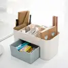 New Double Layer Makeup Organizers Plastic Multiple Colors Cosmetic Drawers Boxe Organizer 4