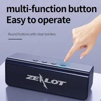 Zealot  Outdoor Portable Subwoofer Wireless  Speaker ,TWS,1800mAh Battery , Loud Stereo, Booming Bass. Charging Cable, - Image 6