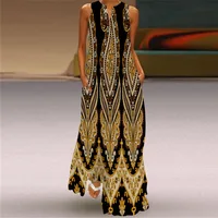 Priscilla Vintage Print Maxi Dress 6