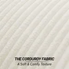 Kitinjoy Corduroy Cushion Cover 45x45 Soft Fluffy Strip Pillow Cover 50x50 Luxury Decor Home Pillow Case For Sofa Living Room 2