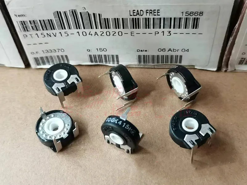 

5PCS Adjustable PT15NV15-505A 504A 103A 203A 20K 224 220K 500K 10K PT15 5M Horizontal Adjustable Potentiometer