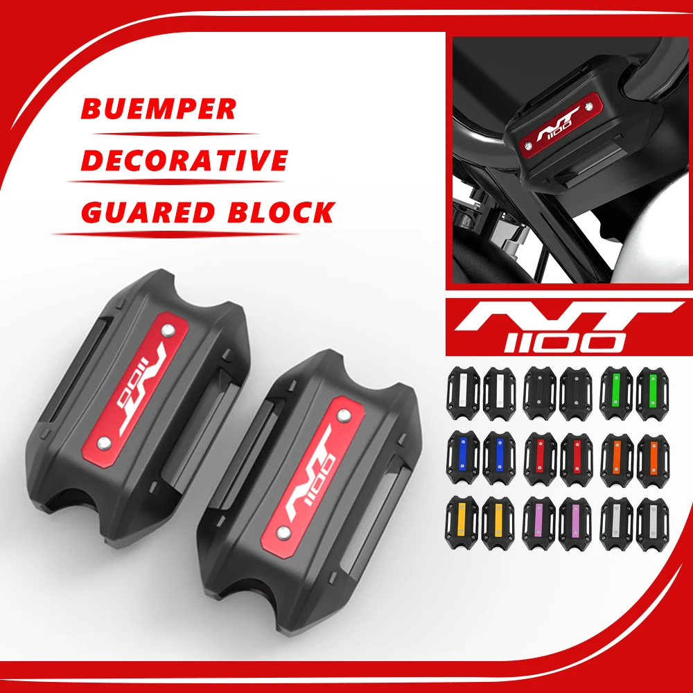 

2024 25mm Motorcycle For Honda NT1100 NT 1100 2022 2023 Crash Bar Bumper Engine Guard Protection Decorative Block Accessories