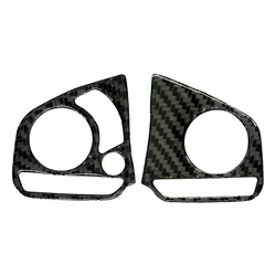 Carbon Fibre Textured Steering Wheel Interior Accent Sticker (Type A)