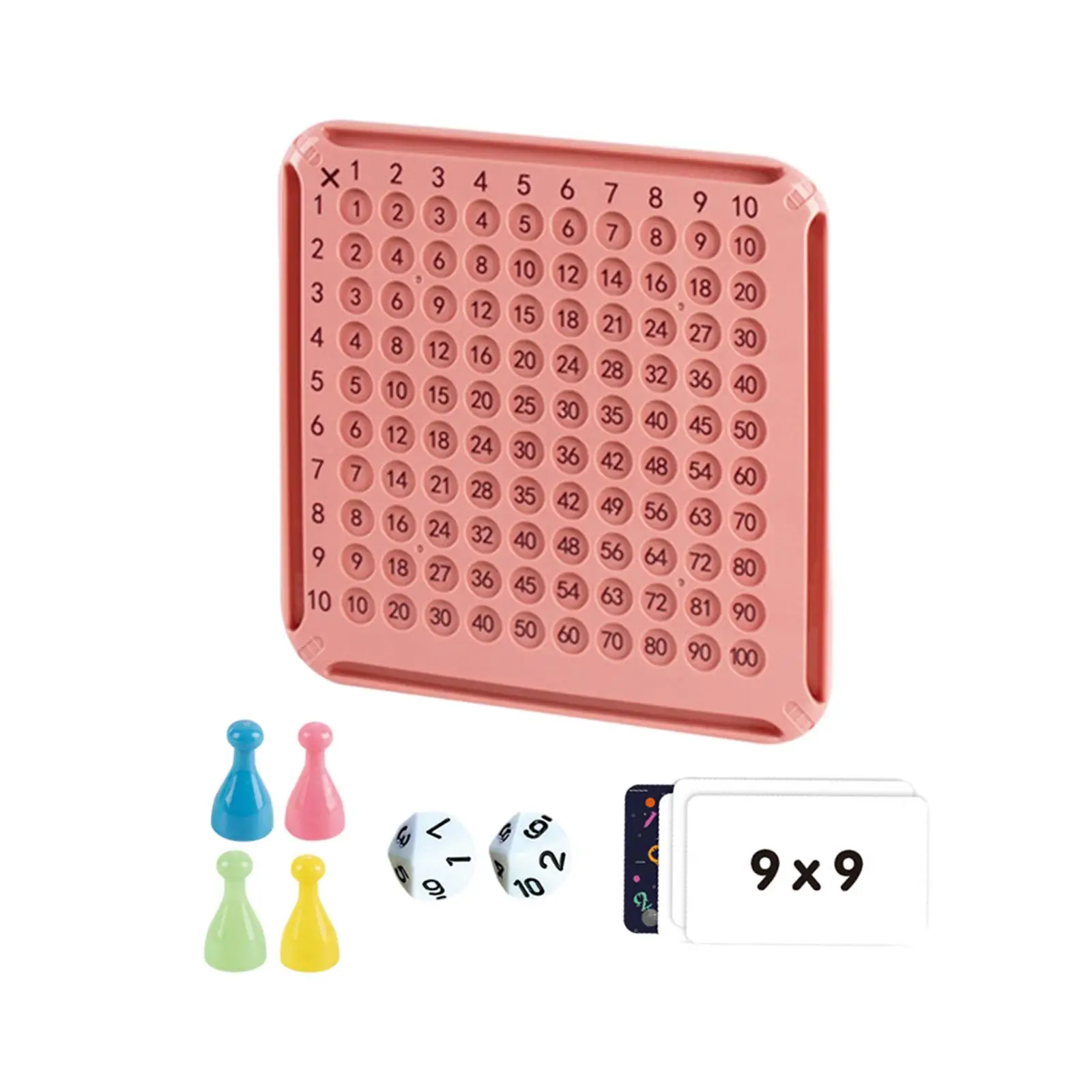 Multiplication Board Game Montessori Toy Teaching Aids Math Manipulatives for Kids Boy and Girls Children Birthday Gifts