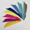 IBOUNFOX 4 Inch Carbon Arrow Turkey Feather Fletching Archery Arrow Fletches Right Wing Sting Shape Feather Vanes 50Pcs/lot 6