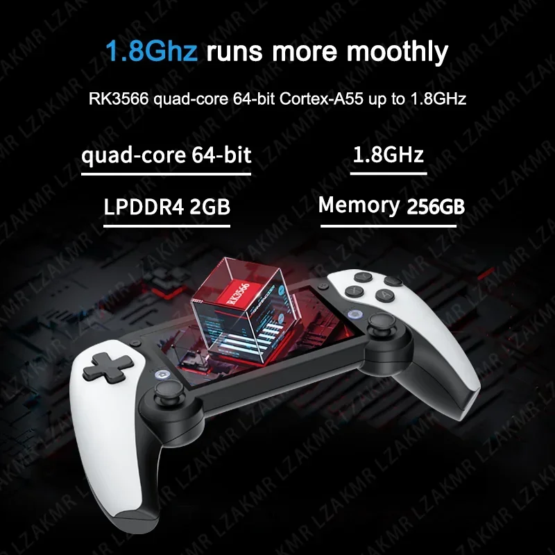 Handheld Game 4.3 HD Screen 256G 70000+ Games Dual console Player Retro Portable Video Game For psp ps1 n64 dream cast White M25 - 5