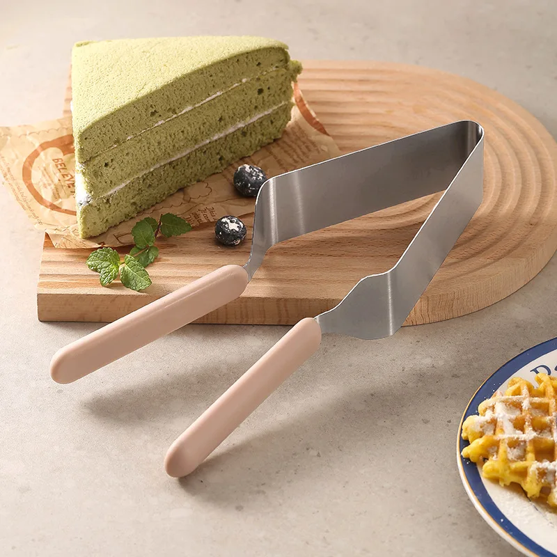 Stainless steel cake cutting cake dividing knife equalizer triangle cutting piece clip