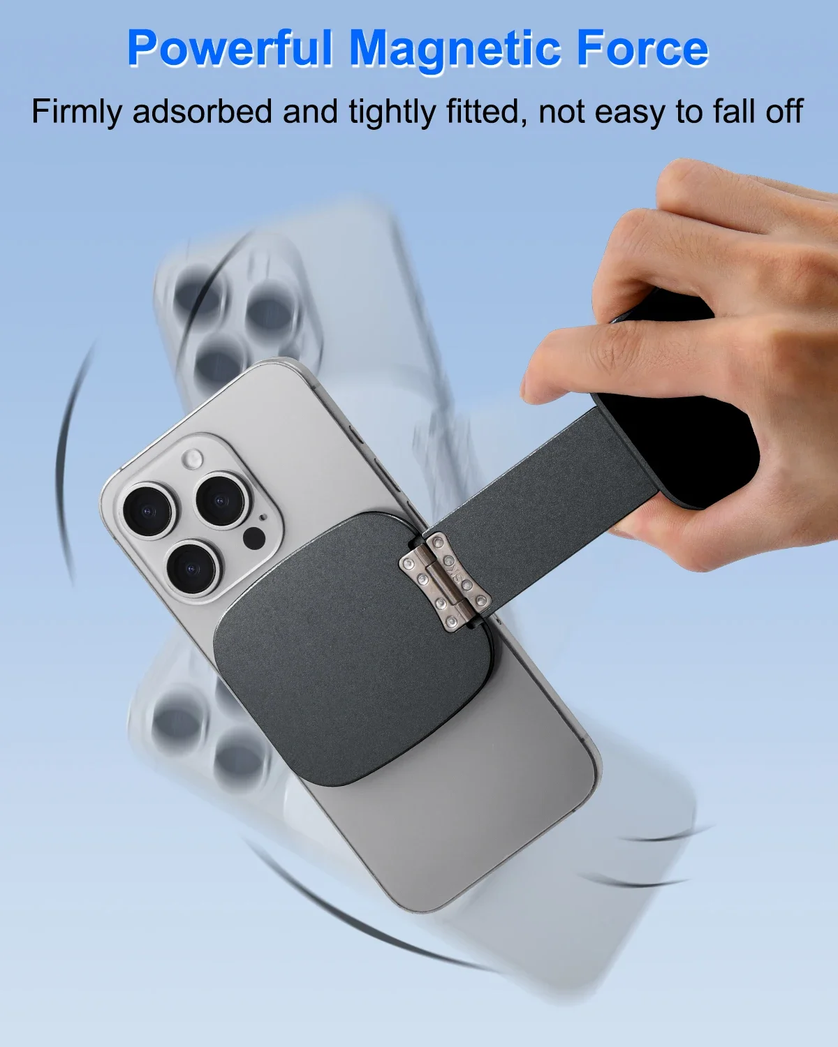 Eary Portable Magnetic Phone Stand Mount Desk Foldable Adjustable Holder Lazy Bracket Universal for iPhone Samsung Xiaomi Huawei