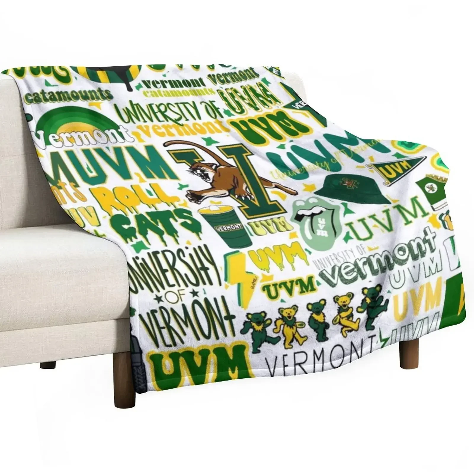 

UVM Design Throw Blanket wednesday Bed Fashionable Blankets