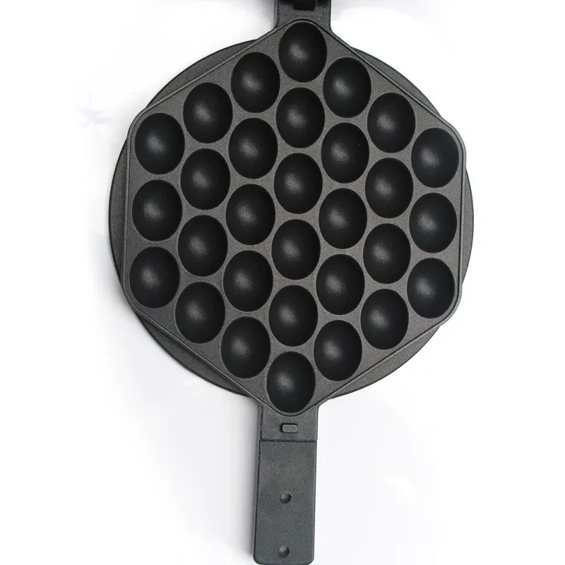 Commercial QQ Eggs Bubble Ball Baking Pan Iron Hongkong Waffle Eggette Mould Cake Mold Gas Electirc Machine Non-stick Plate
