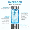 Hydrogen Water Bottle Generator Hydrogen Rich Health Cup Alkaline Ionizer USB Rechargeable Portable hydrogen Water Ionizer 5