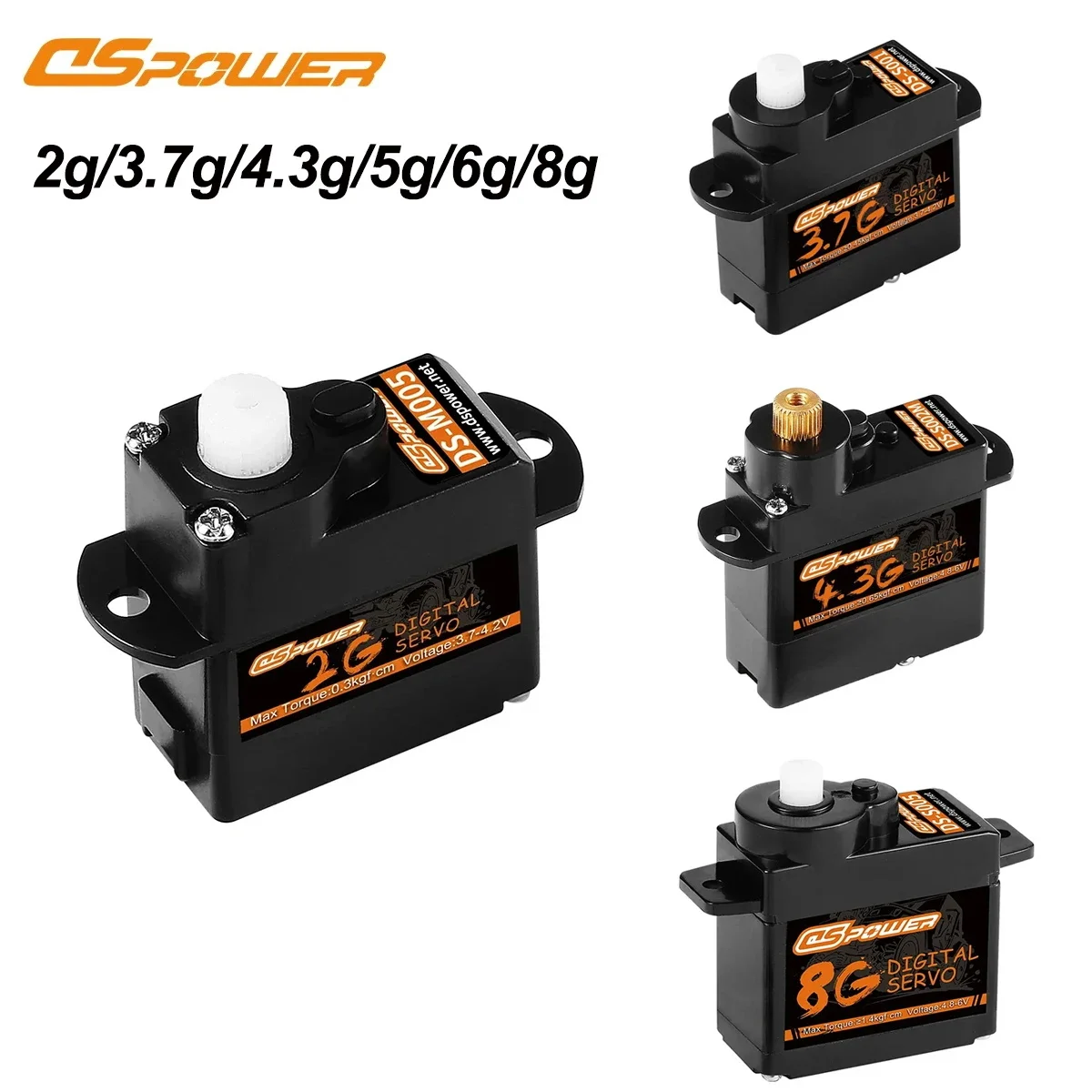 High-Precision Digital Micro Servo for RC Air and Land Vehicles