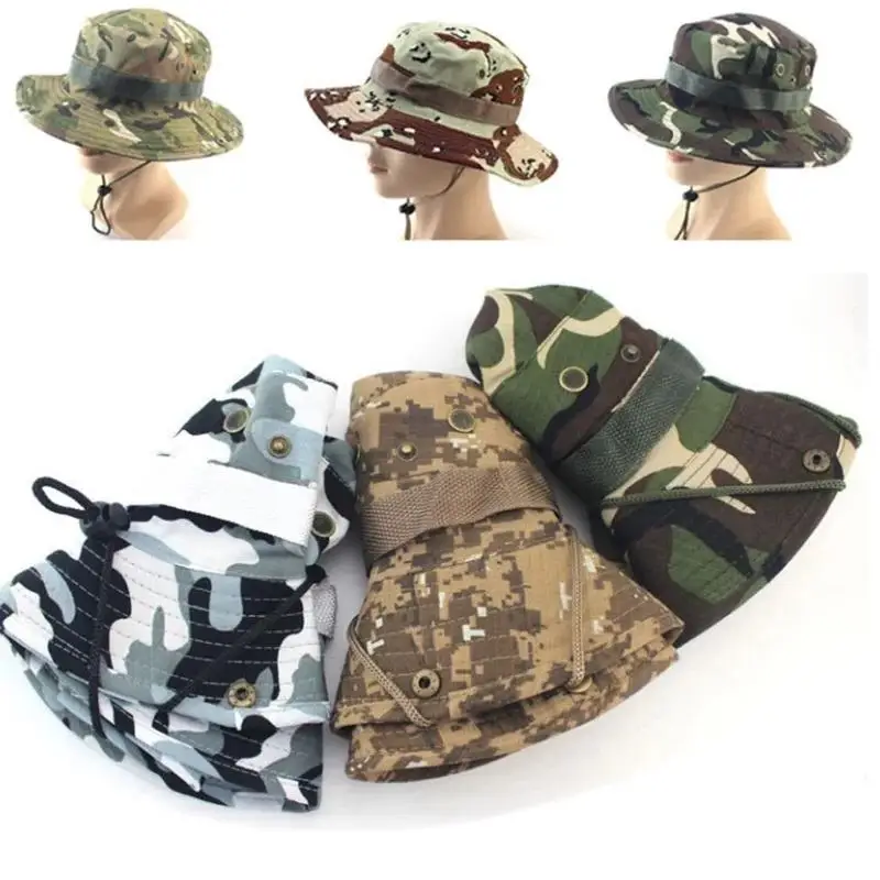 Sunscreen Hat for Sport Outdoor Hiking,Fishing,Camping,Hunting,Jungle Cap Camouflage Tactical Caps Military Boonie Hat Men Women 5