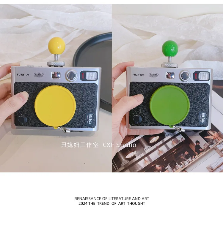 EVO Cap Soft Silicone Camera Cap for Fujifilm Instax MINI EVO Lens Cover Protection Soft Inner Cartoon Cute Lens Front