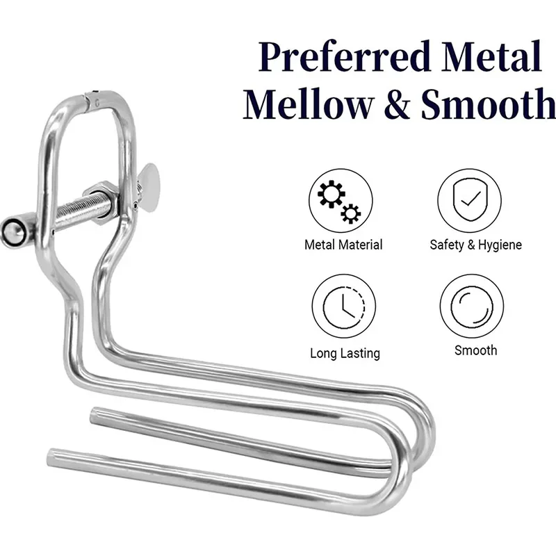 Adjustable Butt Plug Analexpander Anal Expander-Personal Wand Massager-Stainless Steel Material Plugs BDSM SM Adult Sex Toys