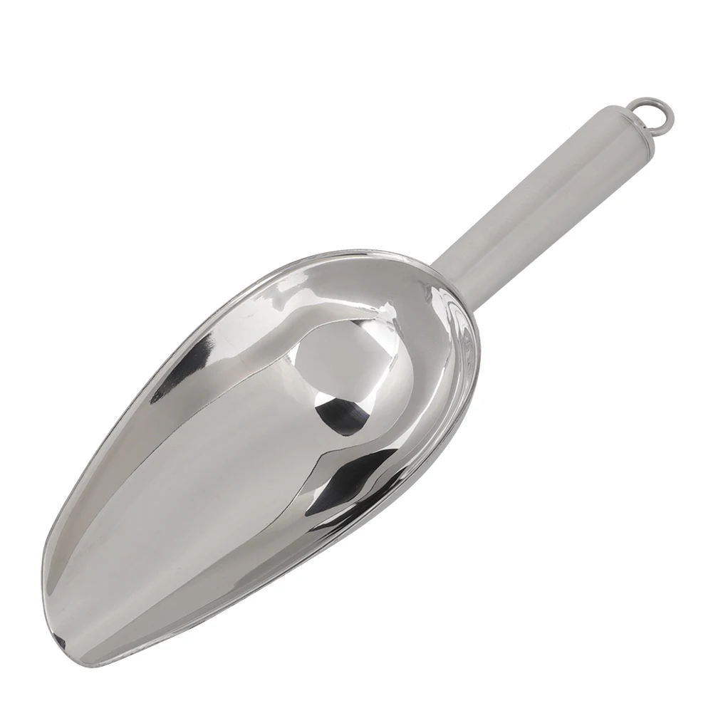 Ice Shovel Scoop Stainless Steel Multifunctional Ice Food Scoop Coffee Beans Dried Fruit Shovel for Kitchen Home Bar Party