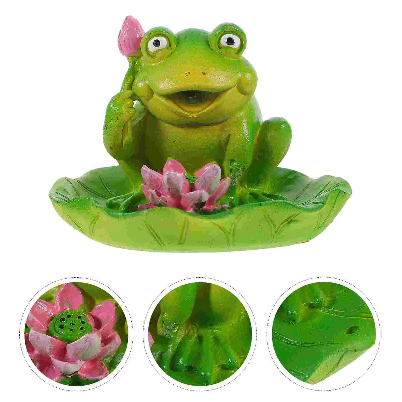 

Frog Incense Burner Peculiar Aroma Burner Incense Stove Incense Stick Burner for Office