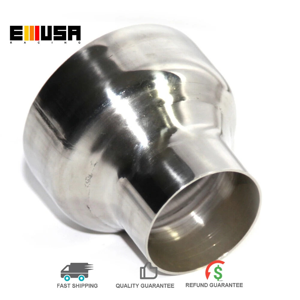 Universal 63.5mm to 101.6mm(2.5" to 4") Stainless Steel Exhaust Pipe