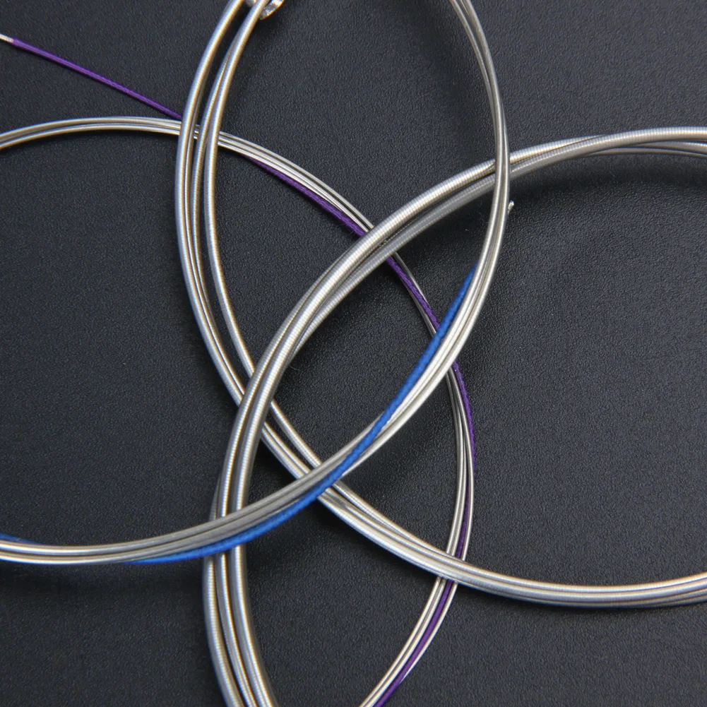 German Silver Cello String Set Replacement C-G-D-A Steel Core Wound Cello String for Full Size 4/4 3/4 Musical Instrument Parts