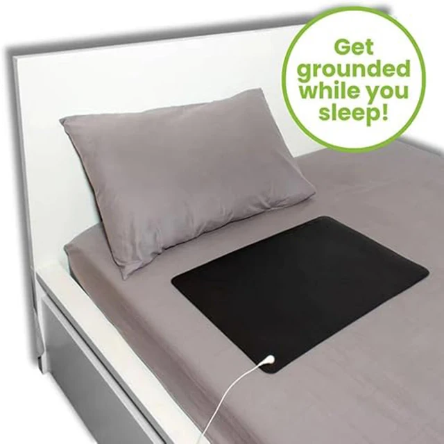 60*40cm Grounding Pad With 10 Feet Ground Wire Sleep Mat Desk Mat for Better Sleep Reduce Pain Better Healthy Yoga Massage Mat 4