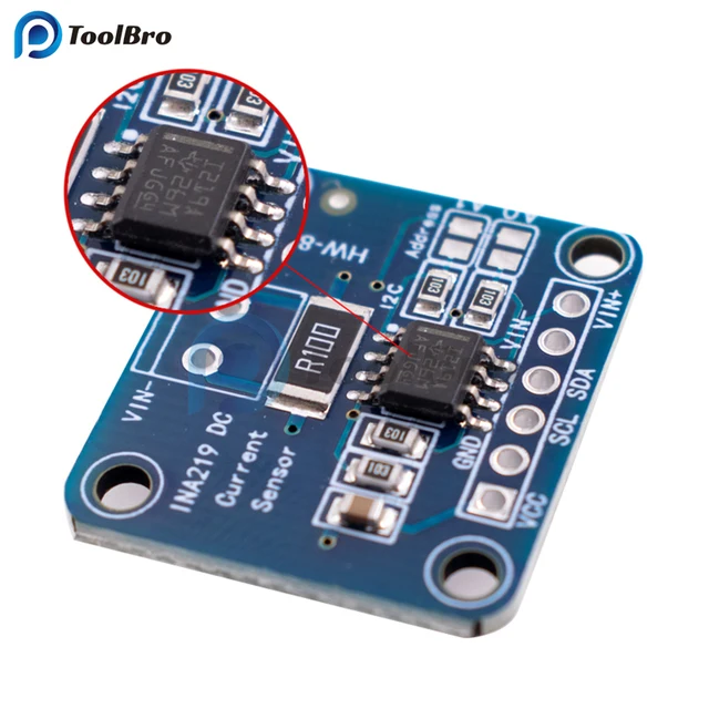 Current Sensor Raspberry Pi Electronics Kit Raspberry Pi 2-Pack INA219 Bi-Directional Current ...