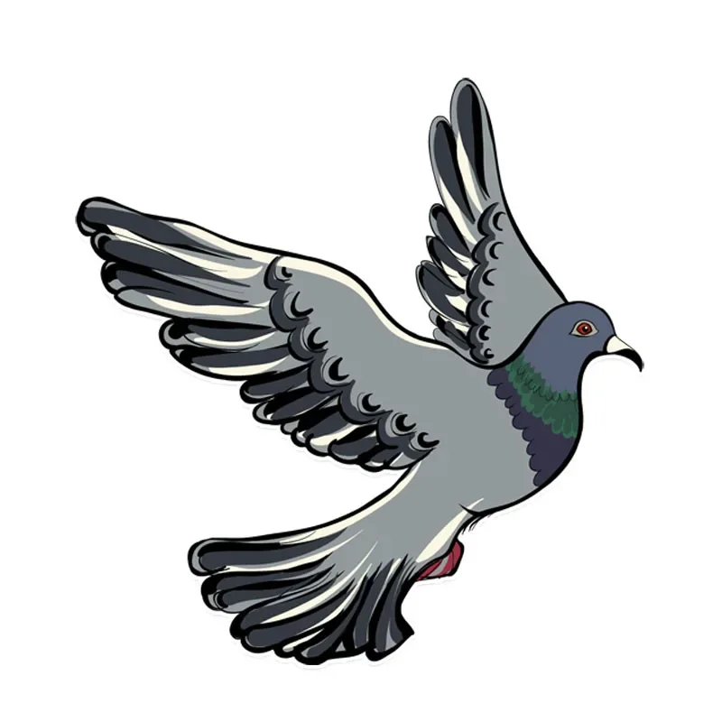

Car Stickers Personalized Creative Stickers Cute Pigeons Car Decoration Stickers Waterproof and Sunscreen PVC 15*14cm