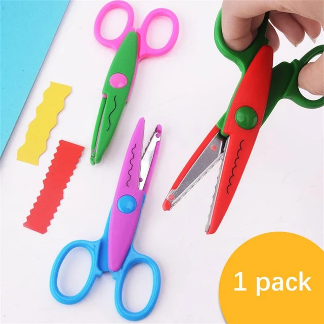 Plastic Binding Paper Craft Scissors Universal Diy Decorative