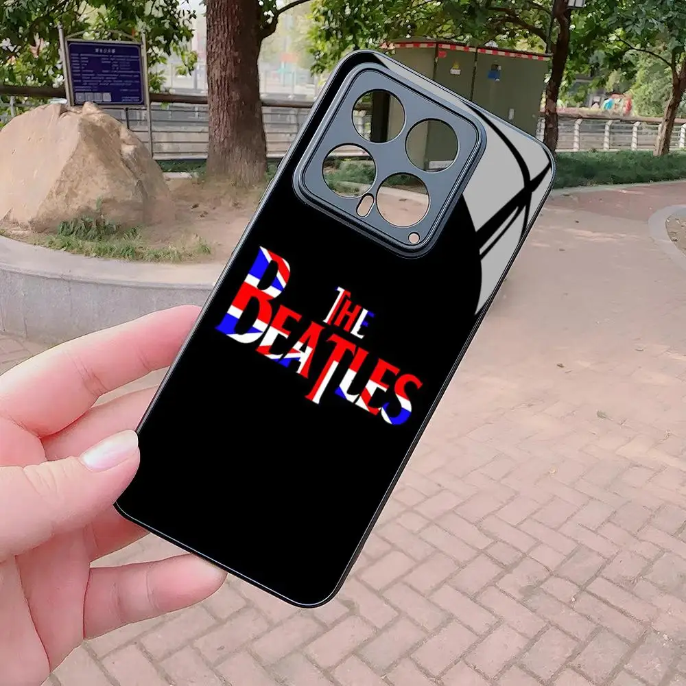 Premium Glass Cover Phone Case - The Rock Beatles Band Design