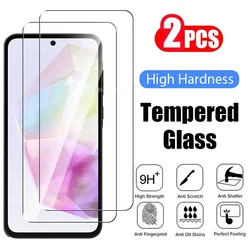 2 - Pack Premium Clear Tempered Glass Screen Protectors - 2 Pieces (For Galaxy M55)
