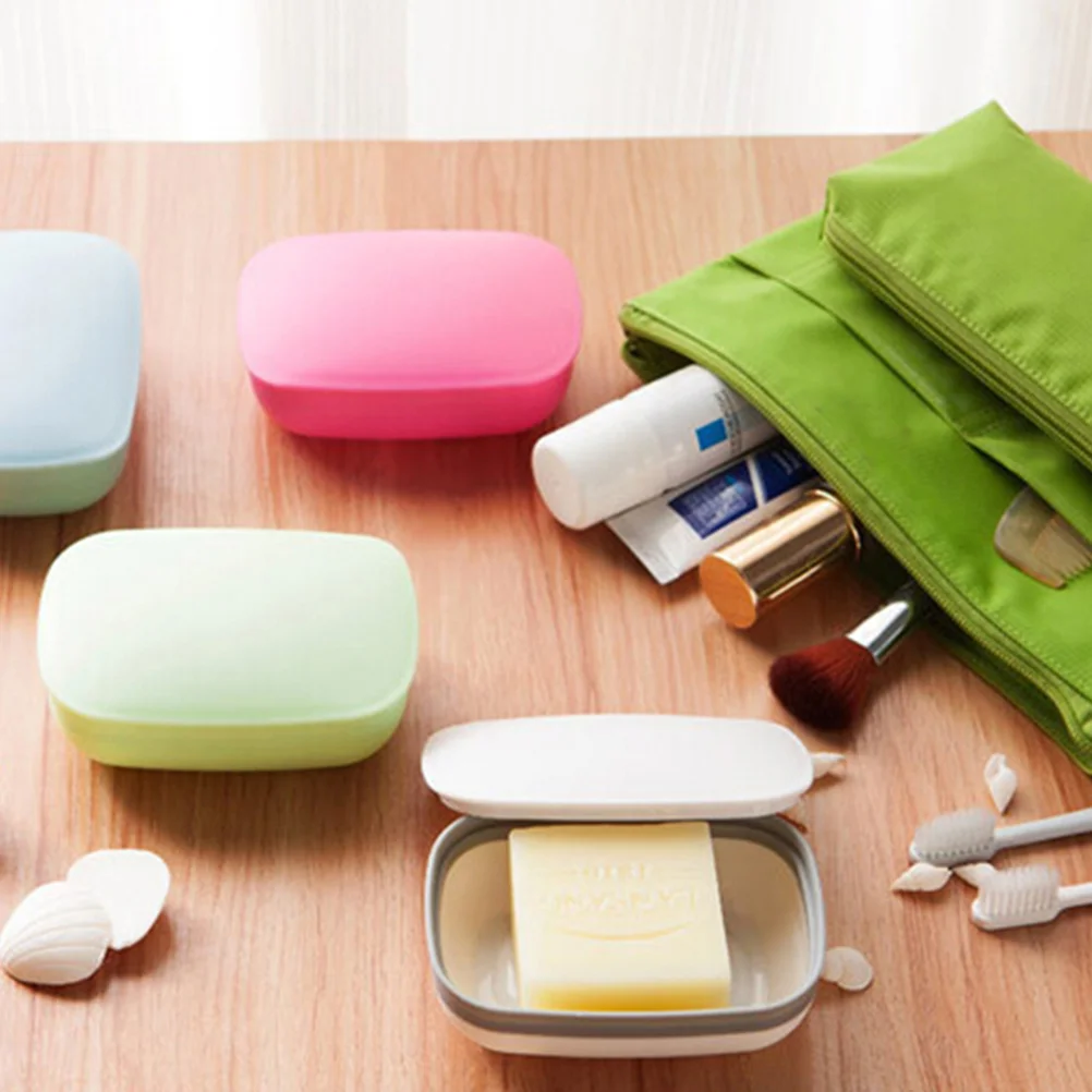 

Bathroom Boxes Case Holder Portable Bath Box with Lid Waterproof Box for Home Bathroom