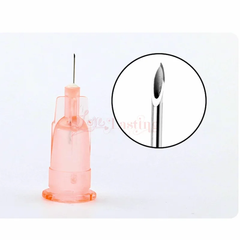 50pcs/lot 30G 4mm 25mm 32G 4mm 6mm 8mm 13mm Disposable Needle Sterile Package Tattoo Tip Minor Teeth Irrigator Painless Eyelid 3