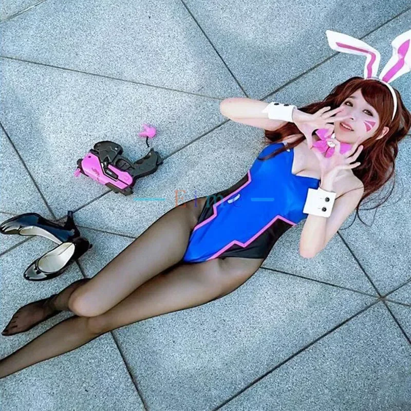 

Костюм для косплея DVA песня Хана Банни девочка Cotume игра OW сексуальный комбинезон необычная одежда для женщин