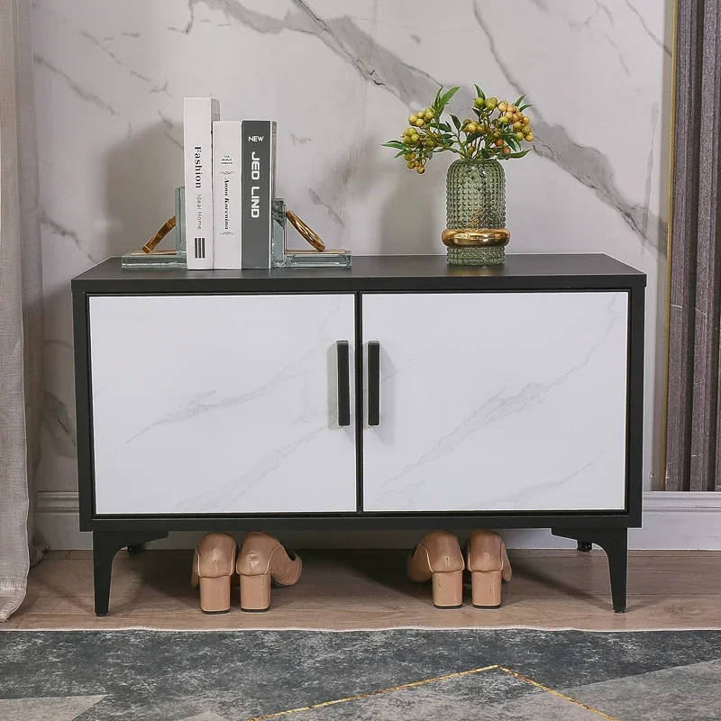 

Free Shipping Modern Shoe Cabinets Ritating Luxury Organizer Balcony Simple Shoe Rack Hallway Dust Proof Zapateros Furniture