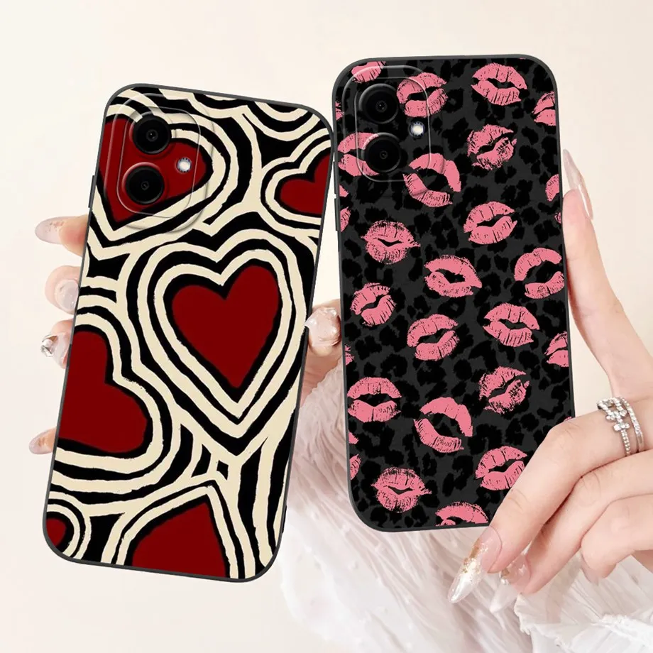 Phone Case Phone Protector Cover For Samsung Galaxy A06 A065F Soft Silicone TPU Flower Girly Fashion Case Cover Bumper Fundas