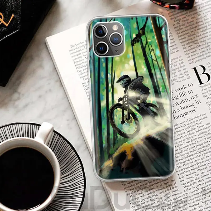 Premium Customized Mountain Bike Art Phone Case with Enhanced Protection