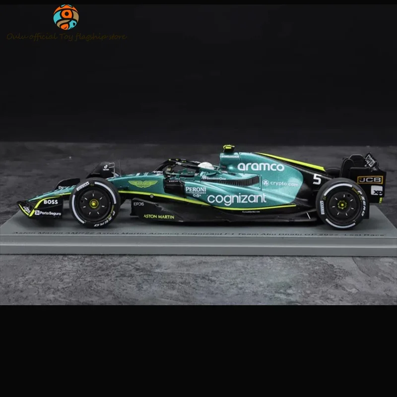 

Spark 1:43 1:18 Aston Martin Amr22 F1 Model Vettel Abu Dhabi Car Model 2022 Monaco Competition Toys For Children Christmas Gift