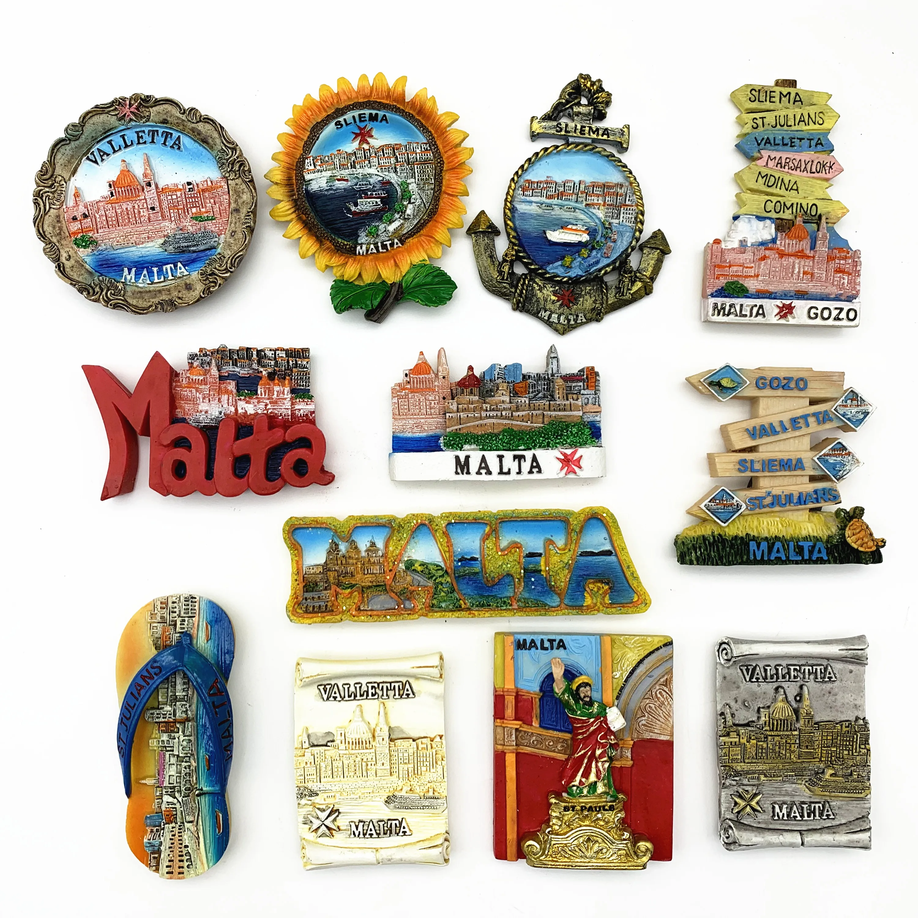 Malta Customs And Culture Fridge Tourist Souvenirs Crafts Refrigerator Decoration