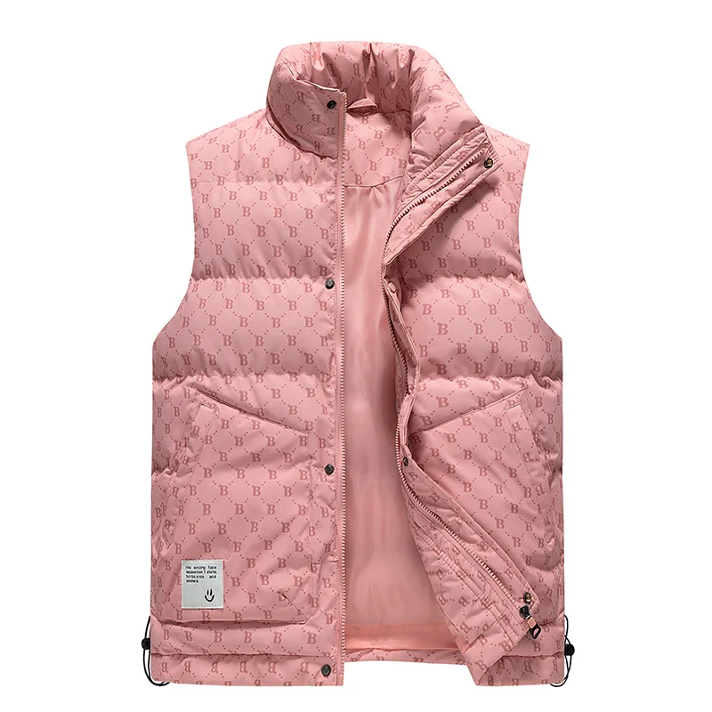 Men down vests spread spring autumn winter American cotton plus cashmere light coat