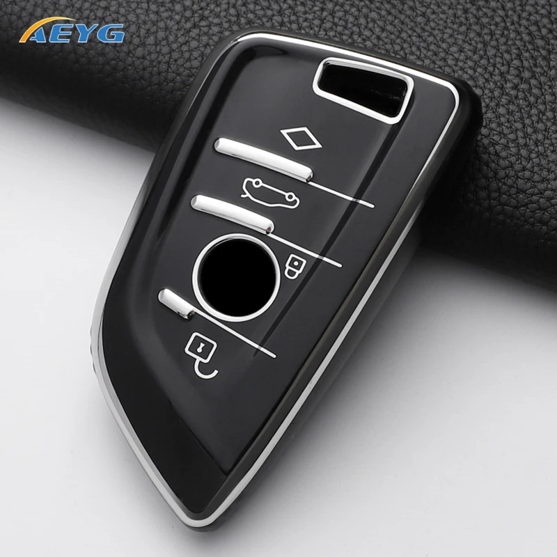 Premium TPU Car Remote Key Cover Case – Luxury Accessory Keychain