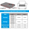Jacquard Solid Color Sofa Seat Cushion Covers Stretch Sofa Cover For Living Room Removable Washable Furniture Slipcovers ﻿1PC 2