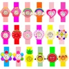 Baby Watch 3D Cartoon Kids Birthday Gift Girl Boy Children Study Time Toy Clock Free Spare Battery 1
