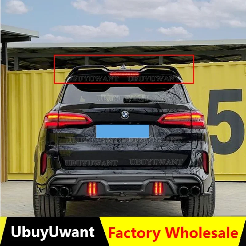 

Автомобильные аксессуары из натурального углеродного волокна, задний спойлер на крышу багажника для BMW X5M F95 SUV 2019 2020 2021 2022