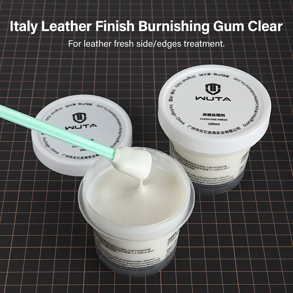 Leather Finish Tokonole Rougher Burnisher Gum Handcraft CMC Treatment Agent Italy Imported Edge Coat Paint