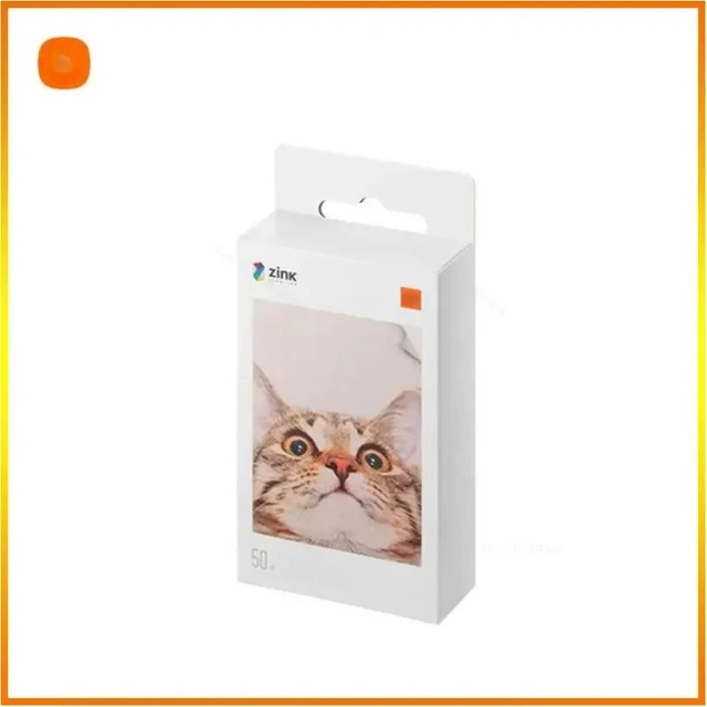 Original 100% Mijia ZINK Pocket Printer Paper Self-adhesive Photo Print 50pcs Sheets For Xiaomi 3-inch Mini Pocket Photo Printer