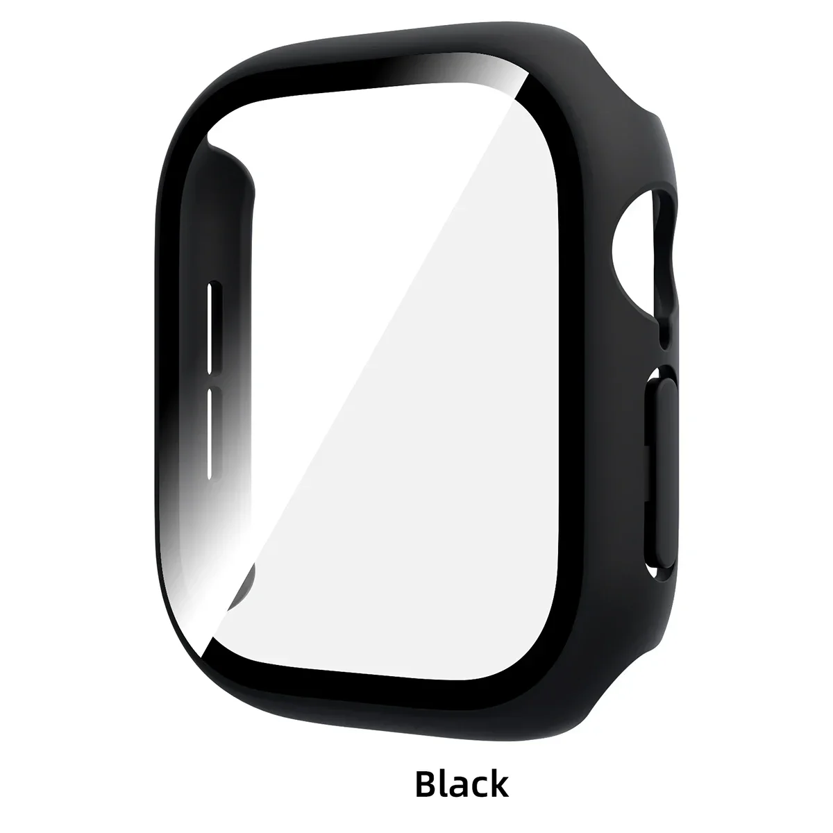Premium Tempered Glass and Protective Case for Apple Watch - Screen Protector Cover and Case Combo